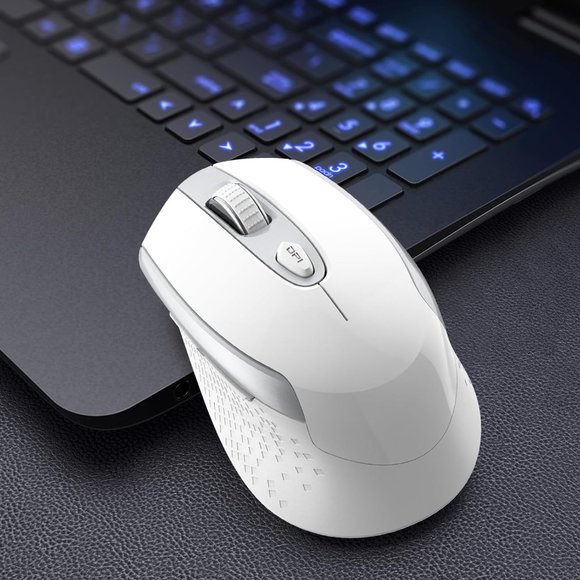 cimetech Wireless Computer Mouse, 2.4G Ergonomic Optical Mouse, 6 Buttons - Picture 6 of 6